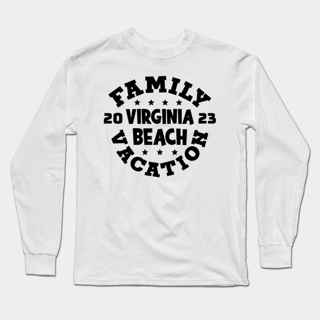 Virginia Beach 2023 Long Sleeve T-Shirt by colorsplash